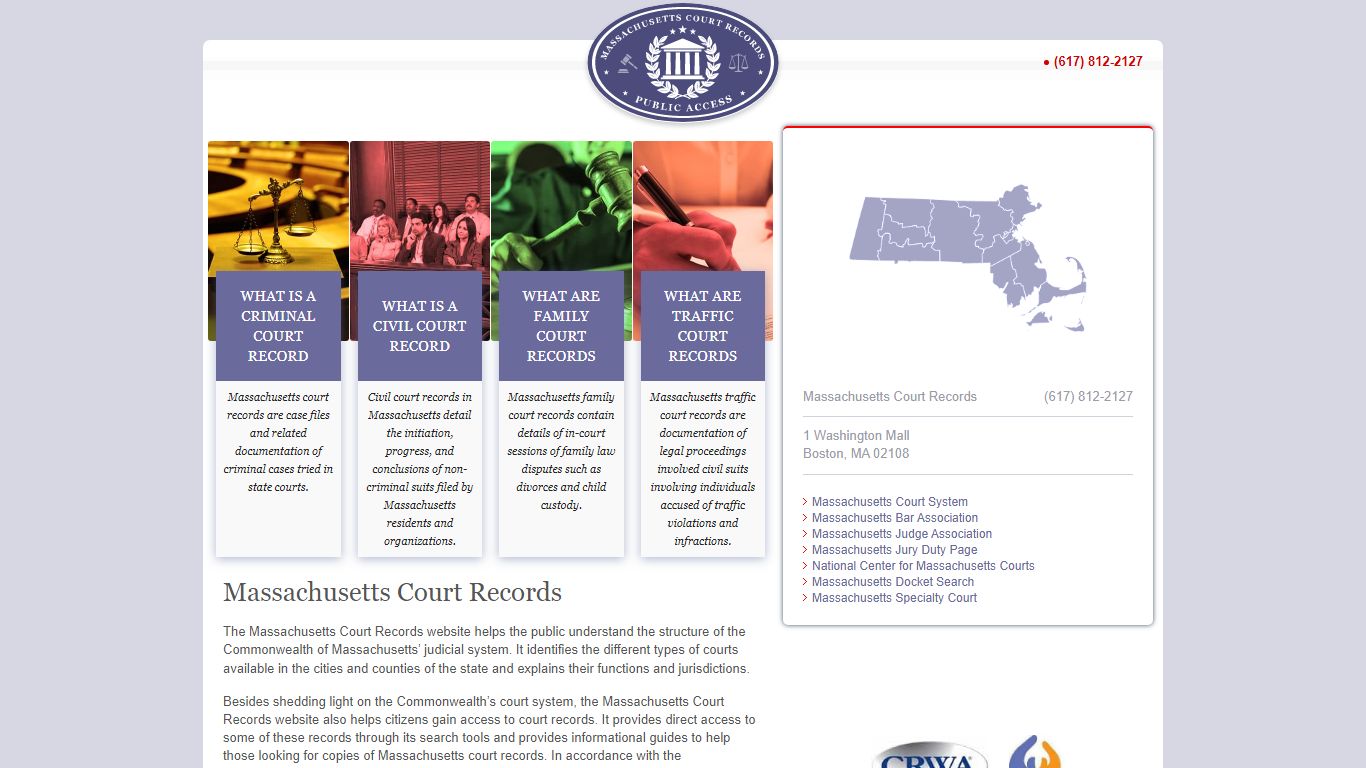 Massachusetts Court Records | MassachusettsCourtRecords.us
